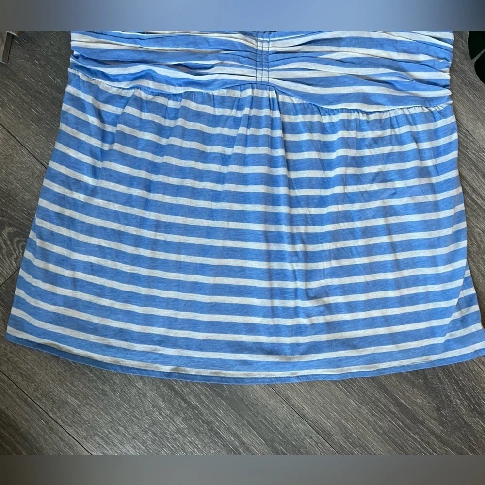 J. Crew cotton striped flowy summer top NWOT!